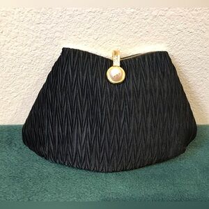 Black Fabric Mini Bag